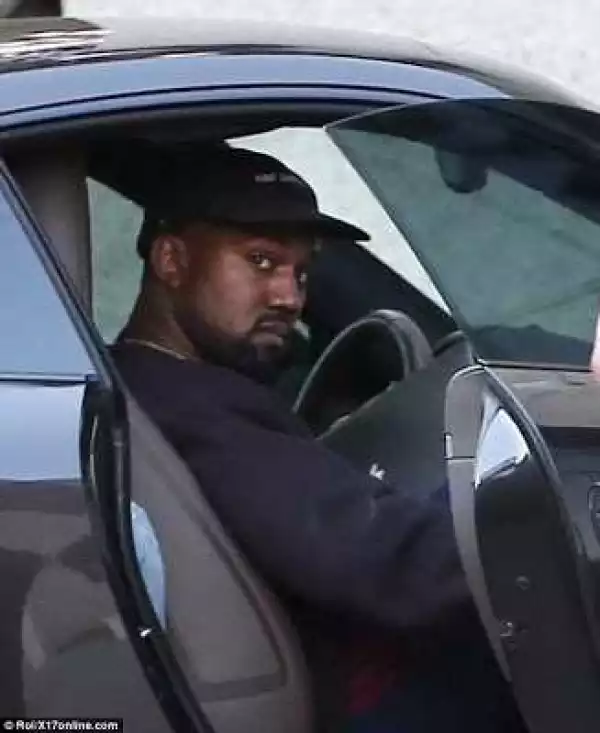Photos: Kanye West shows off his new Porsche